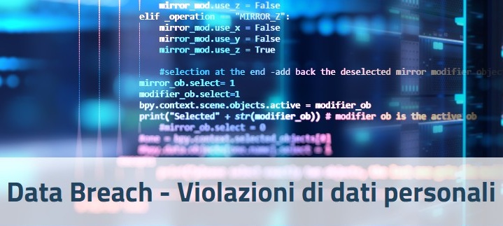 GDPR - Data Breach
Comunicazione agli interessati